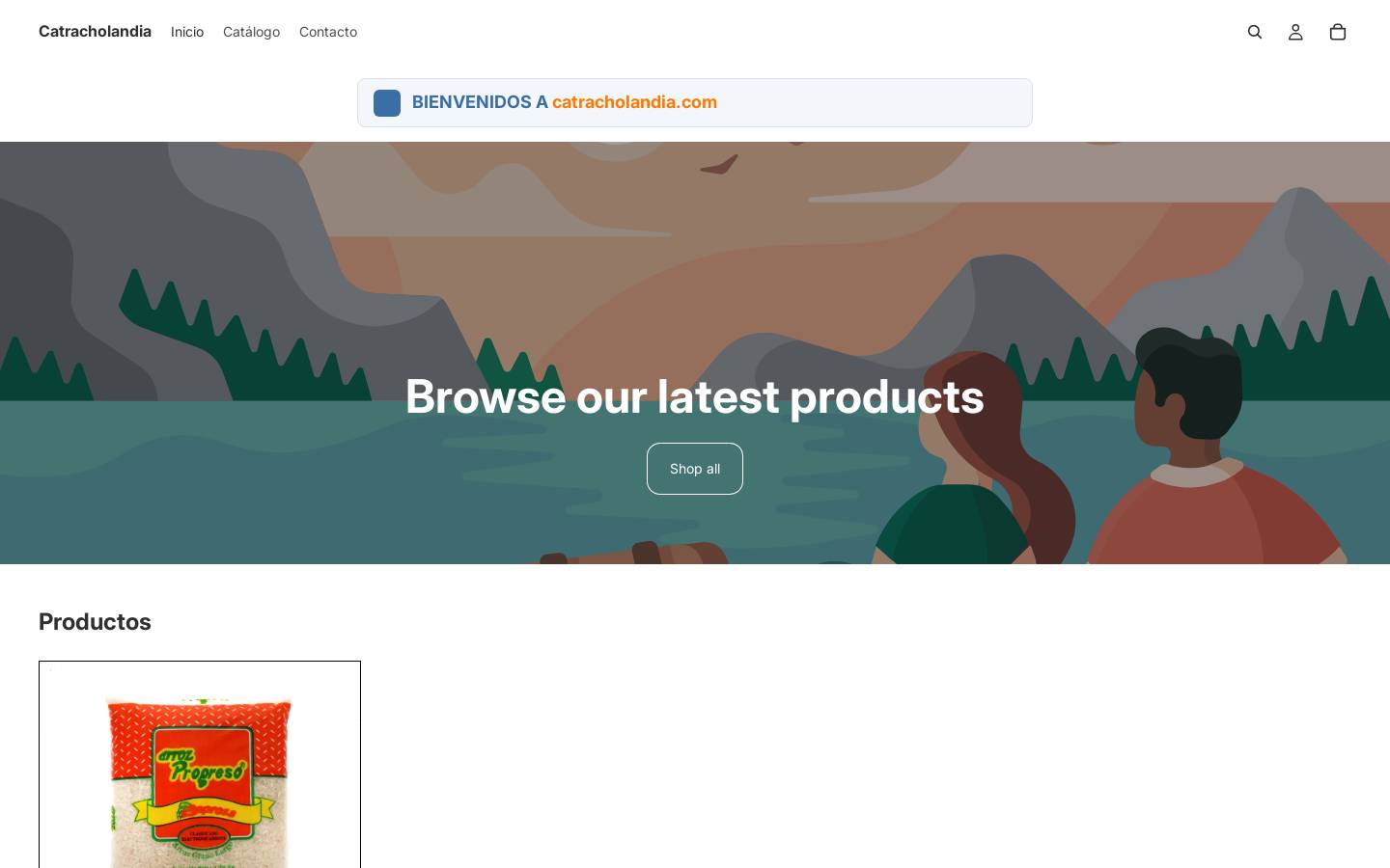 catracholandia.com homepage screenshot