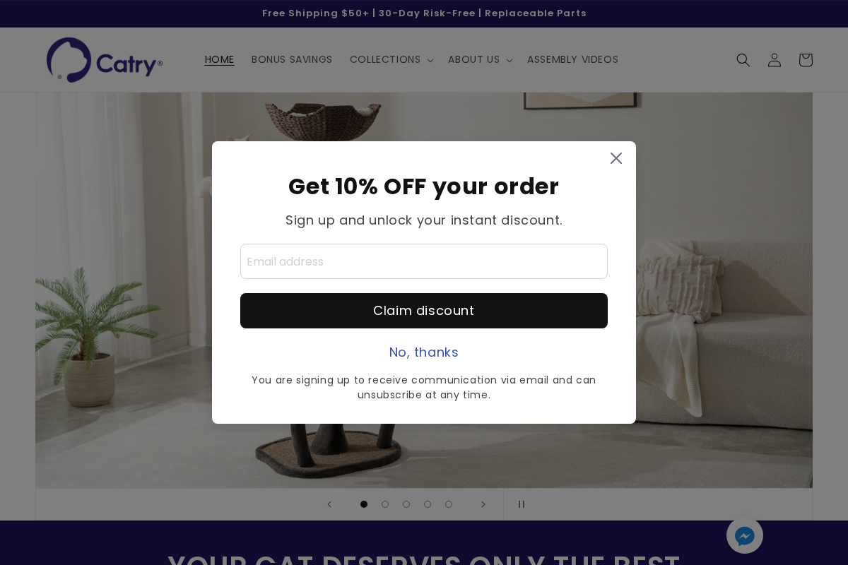 catrygroup.com homepage screenshot