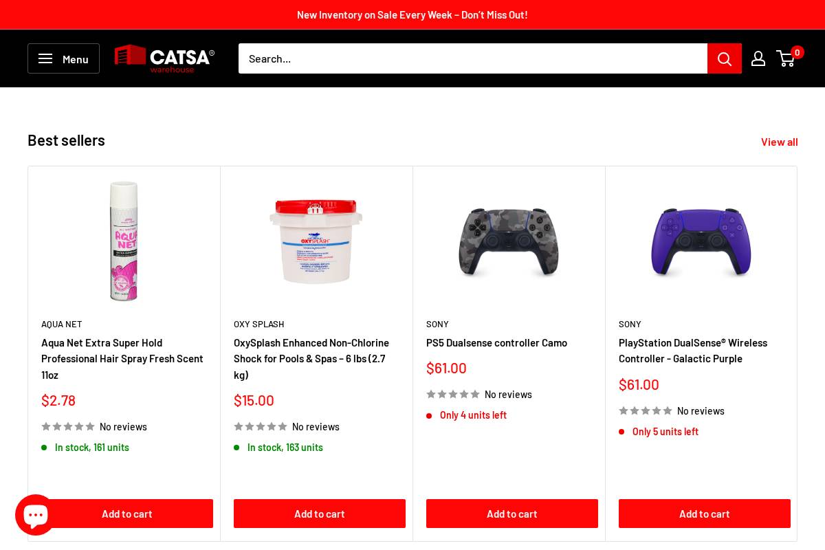 catsa.shopping homepage screenshot