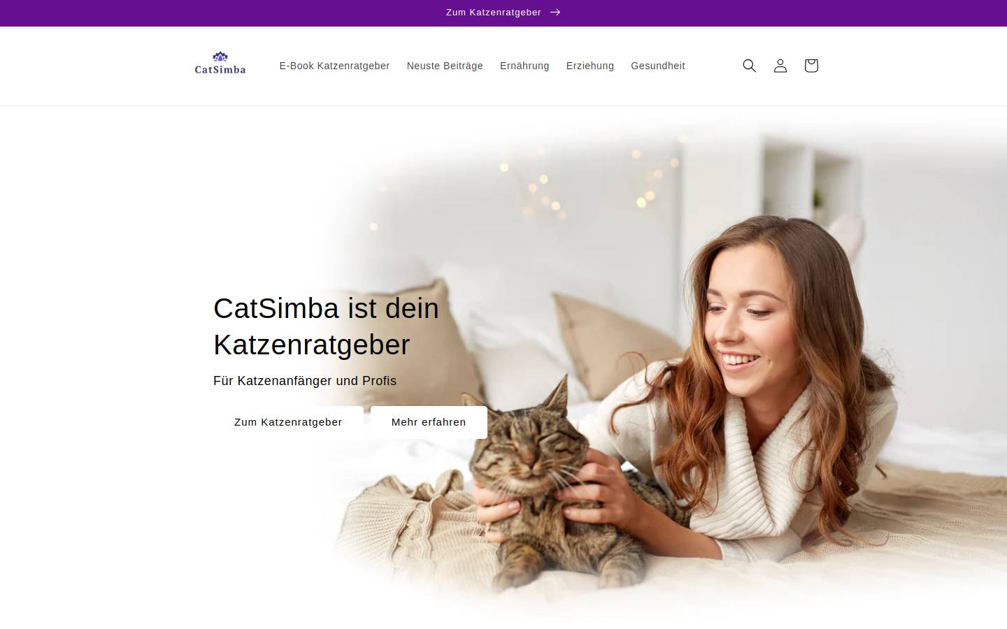 catsimba.de homepage screenshot