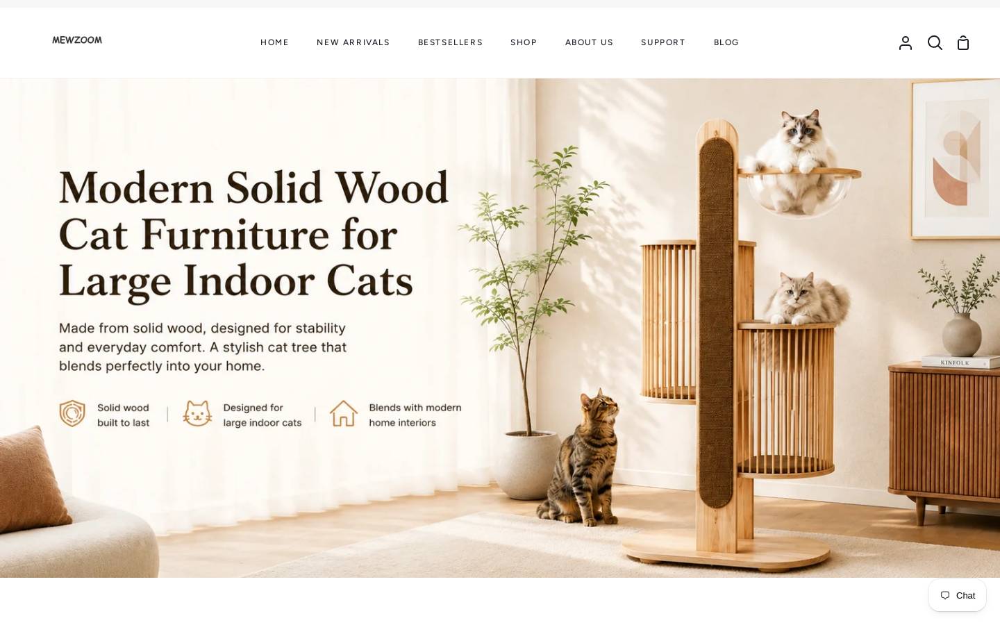catsvillas.com homepage screenshot