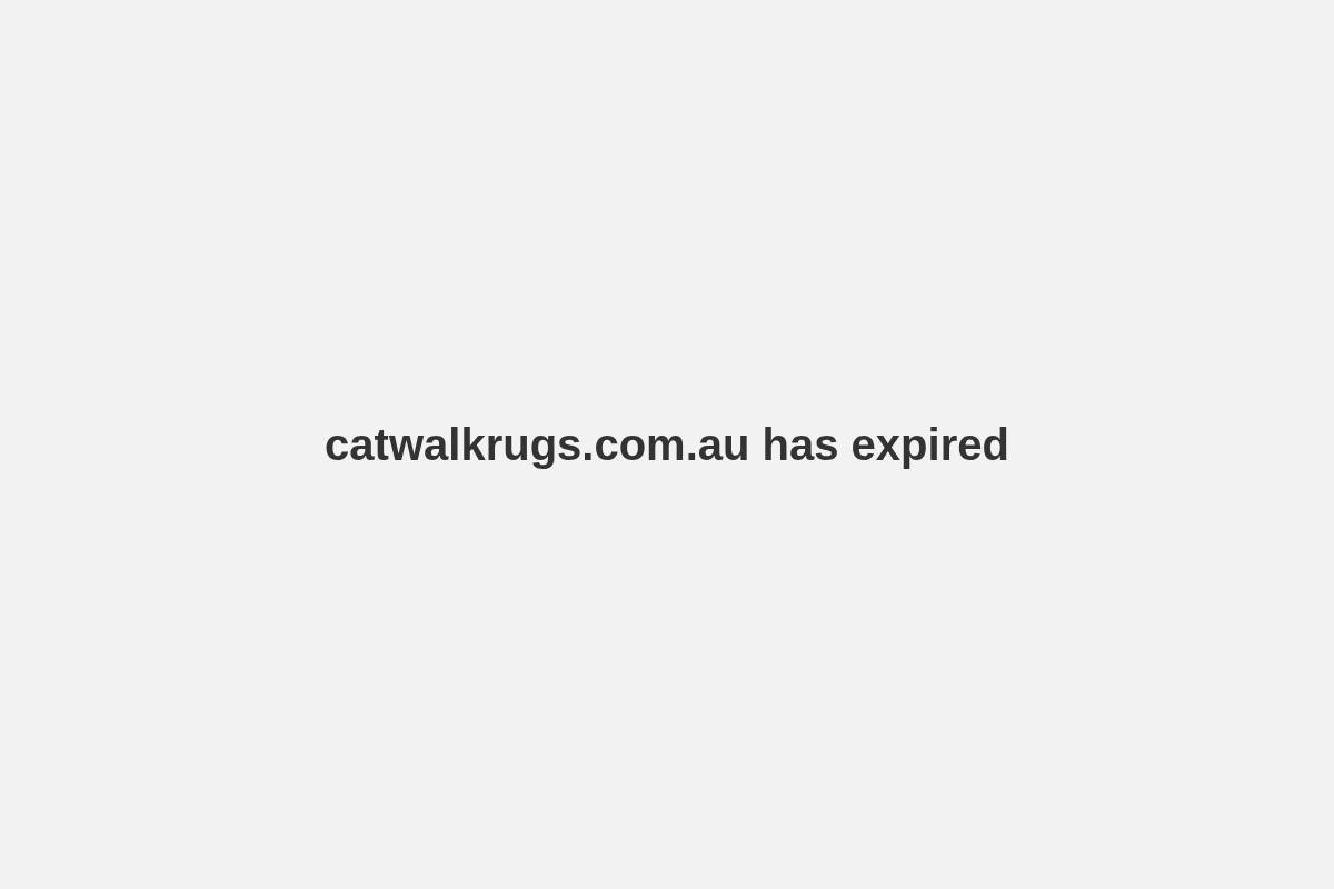 catwalkrugs.com.au homepage screenshot