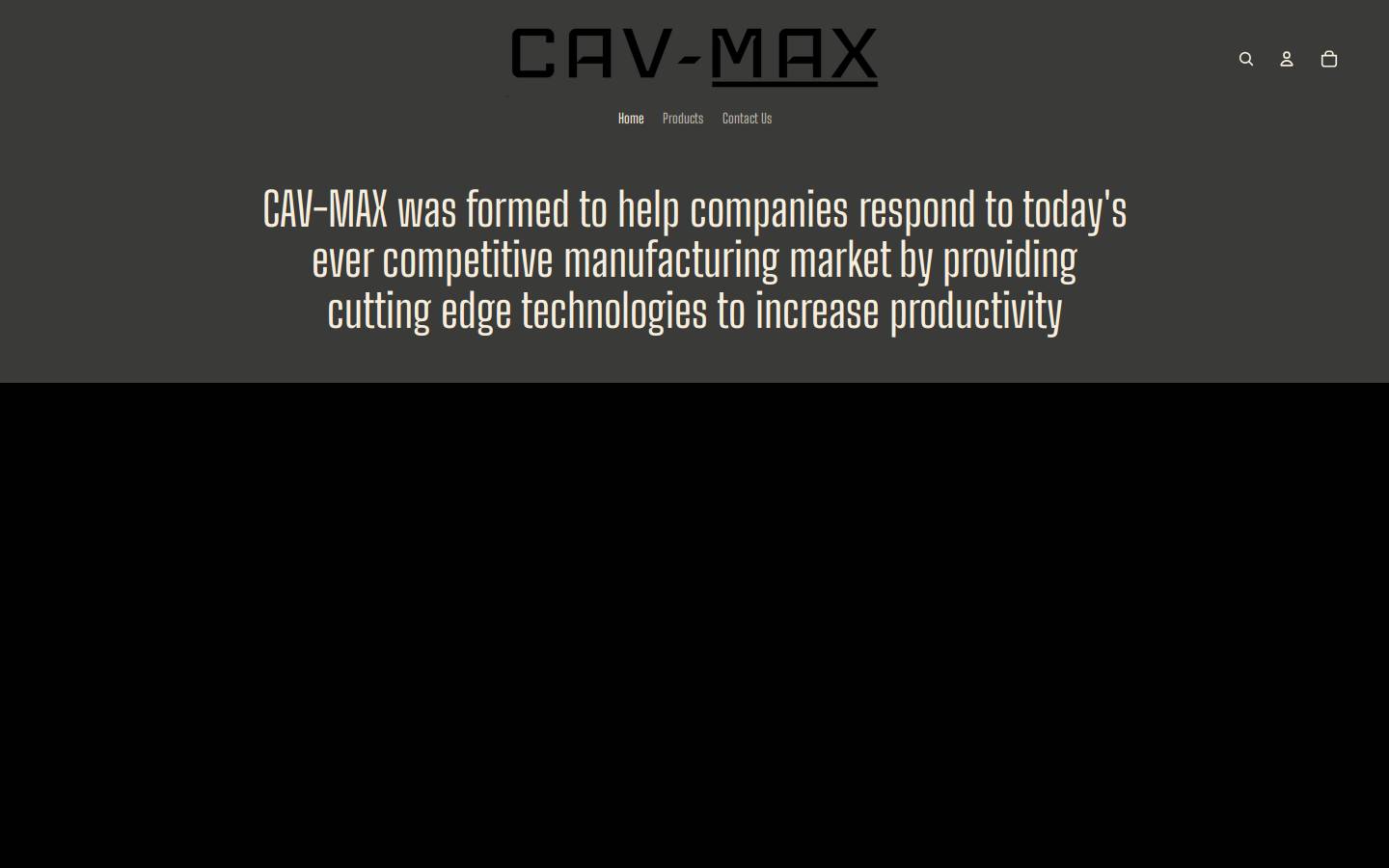 cav-max.com homepage screenshot