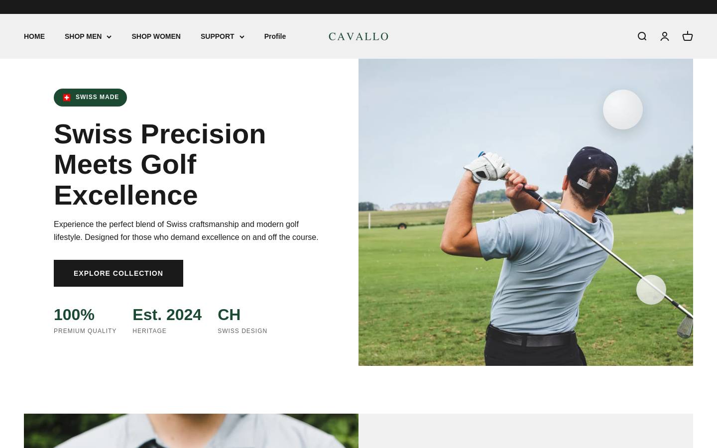 Cavallolifestyle homepage screenshot