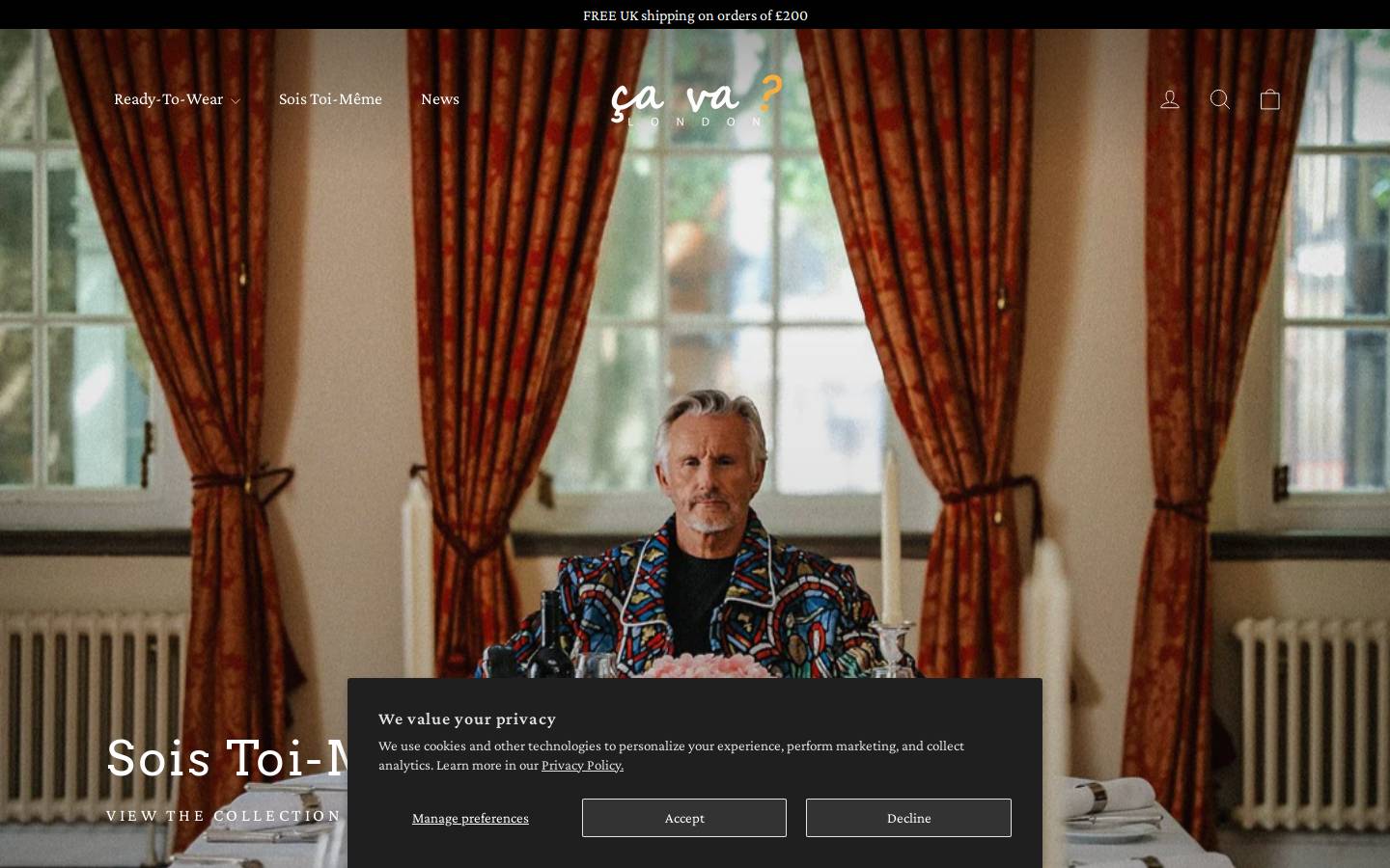 Cavalondon homepage screenshot
