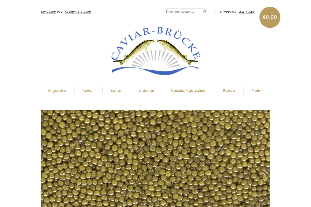 Caviar Brücke e.K homepage screenshot