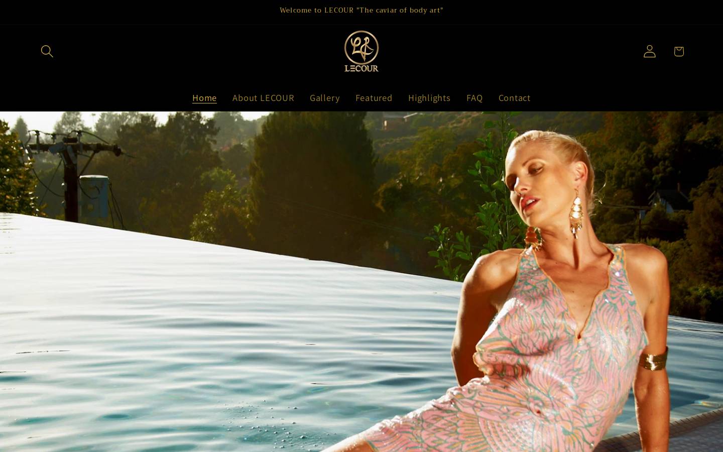 caviarofbodyart.com homepage screenshot