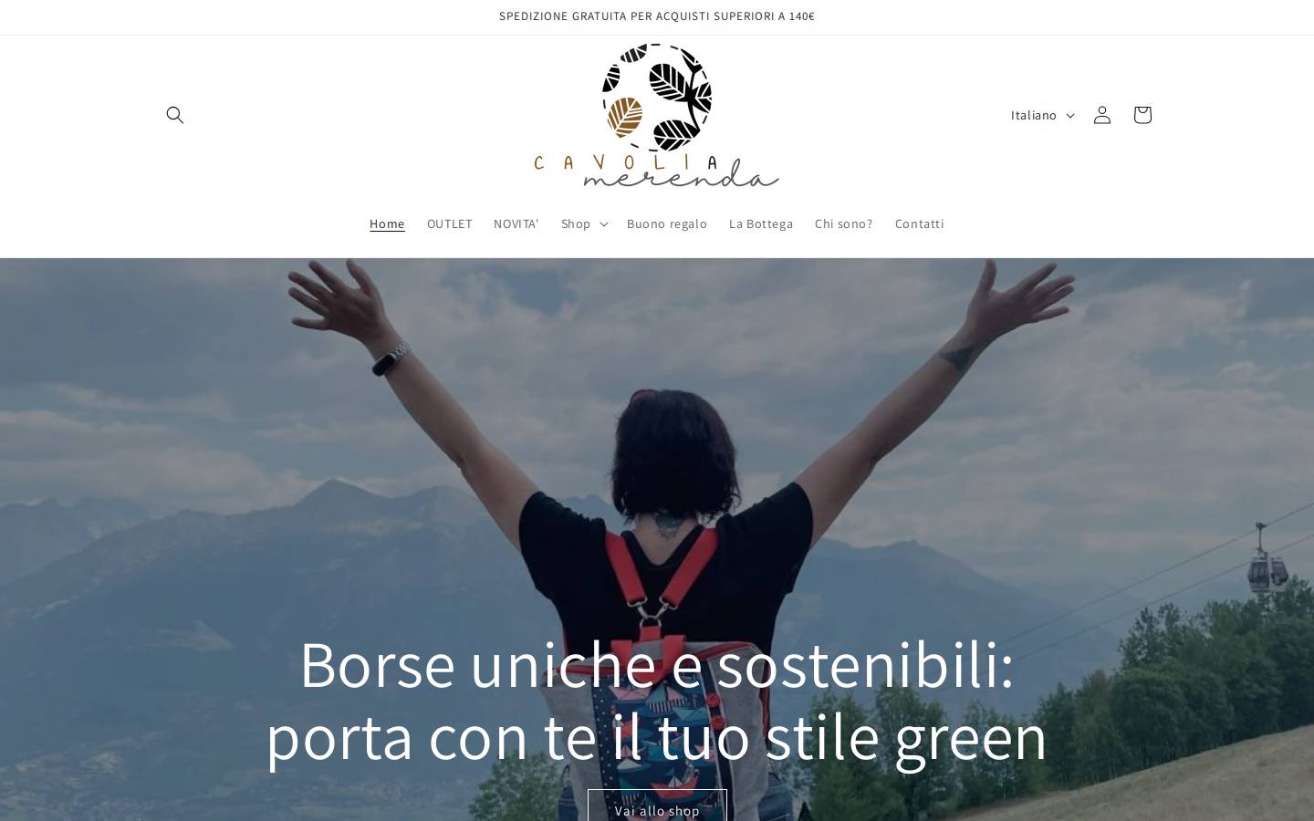 Cavoliamerenda homepage screenshot