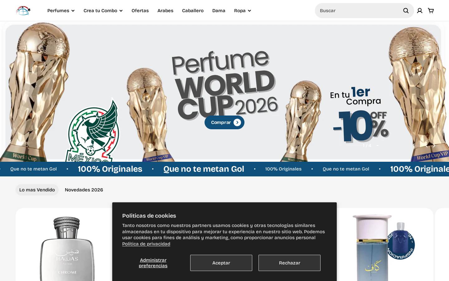 cazanovaonline.mx homepage screenshot