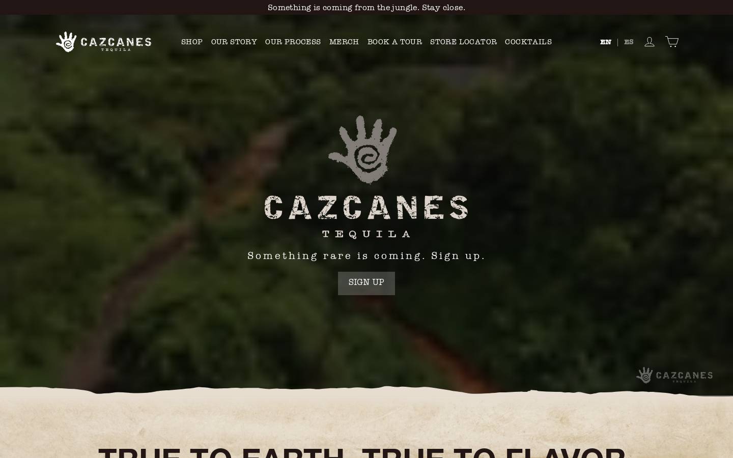 cazcanes.com homepage screenshot