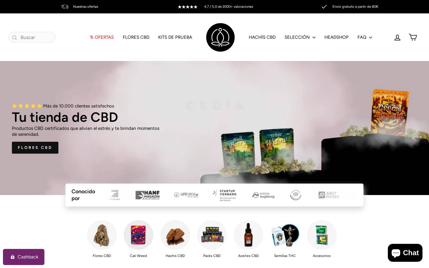 cbdia.es homepage screenshot