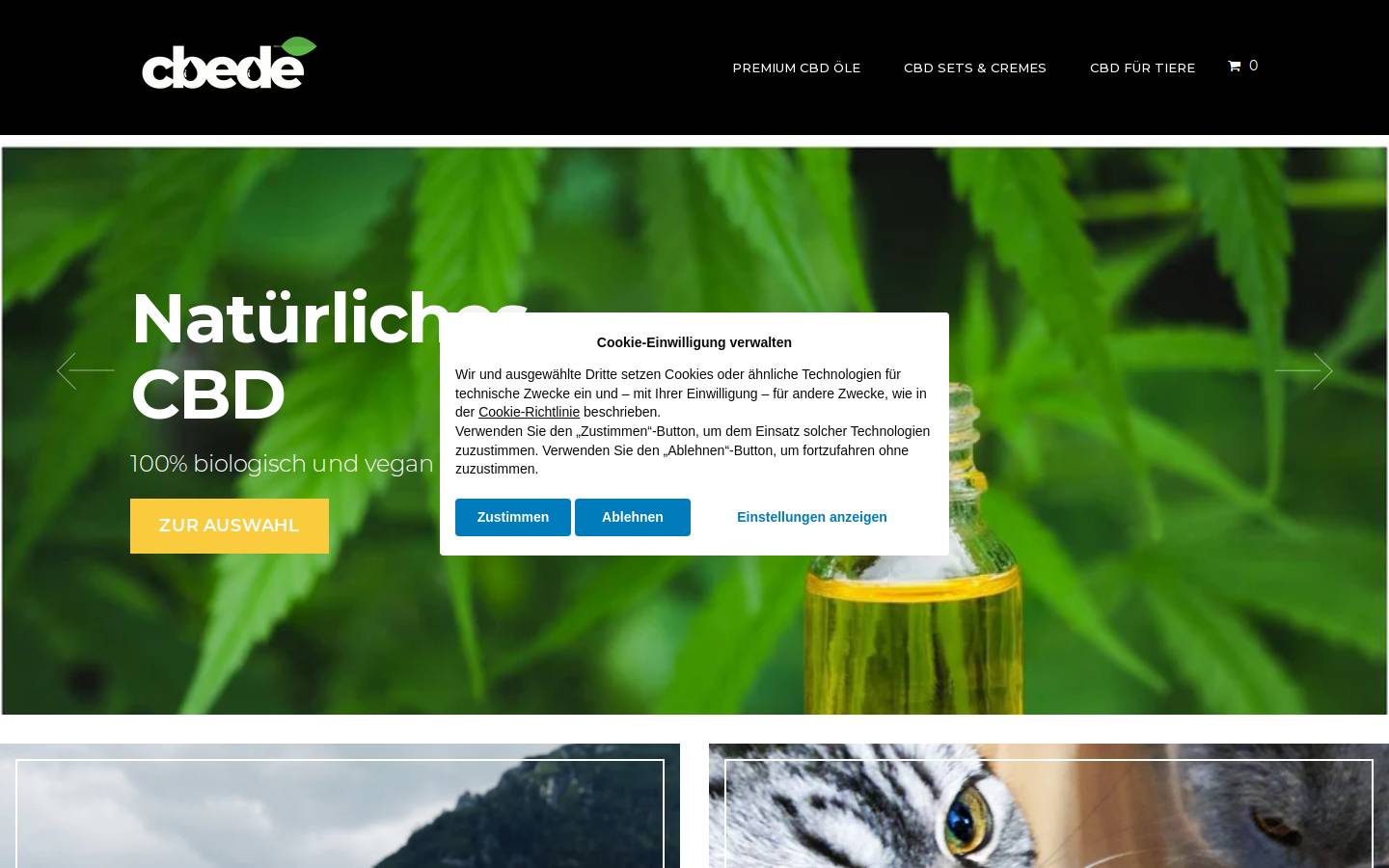 cbede.de homepage screenshot