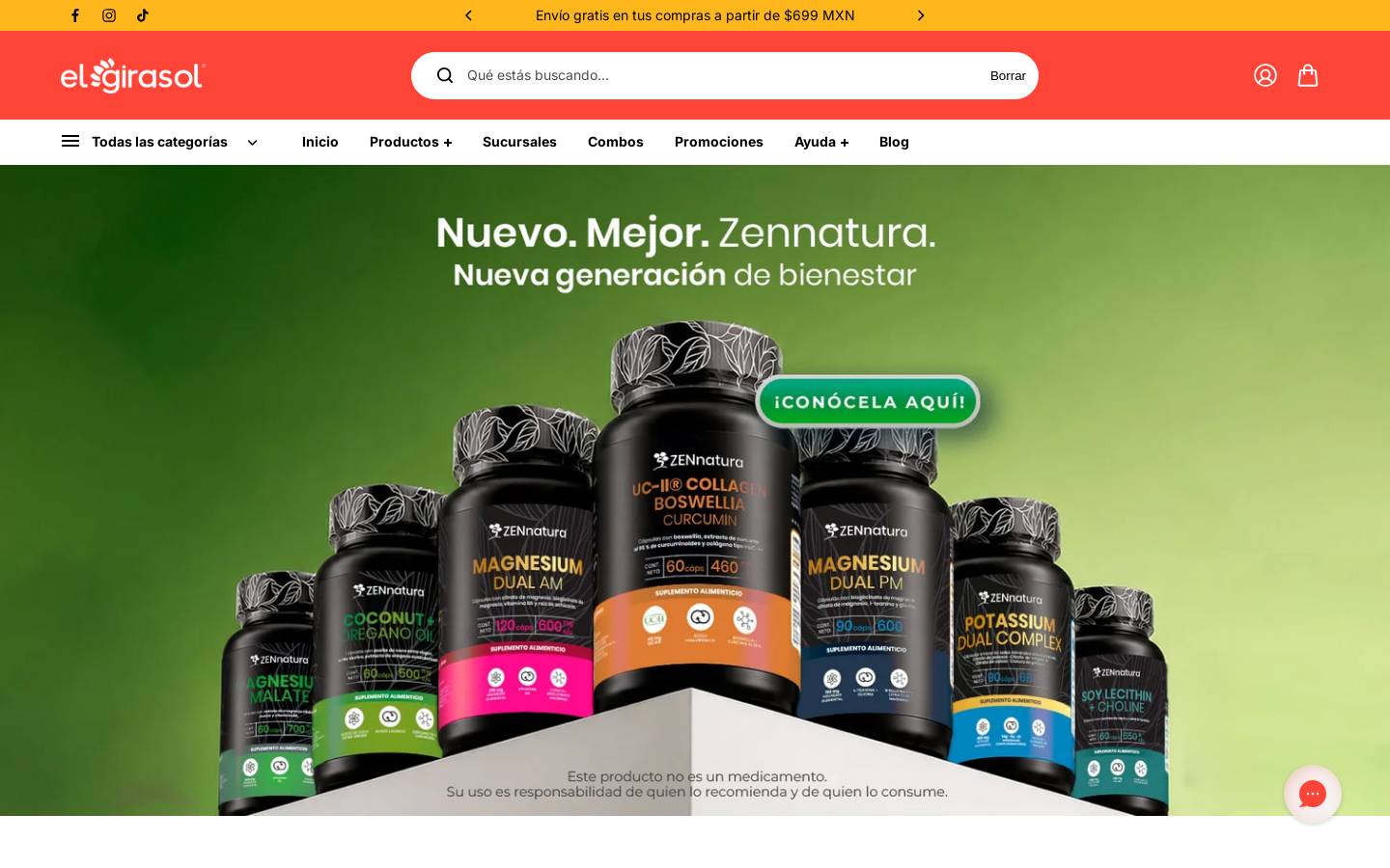 cbelgirasol.com.mx homepage screenshot