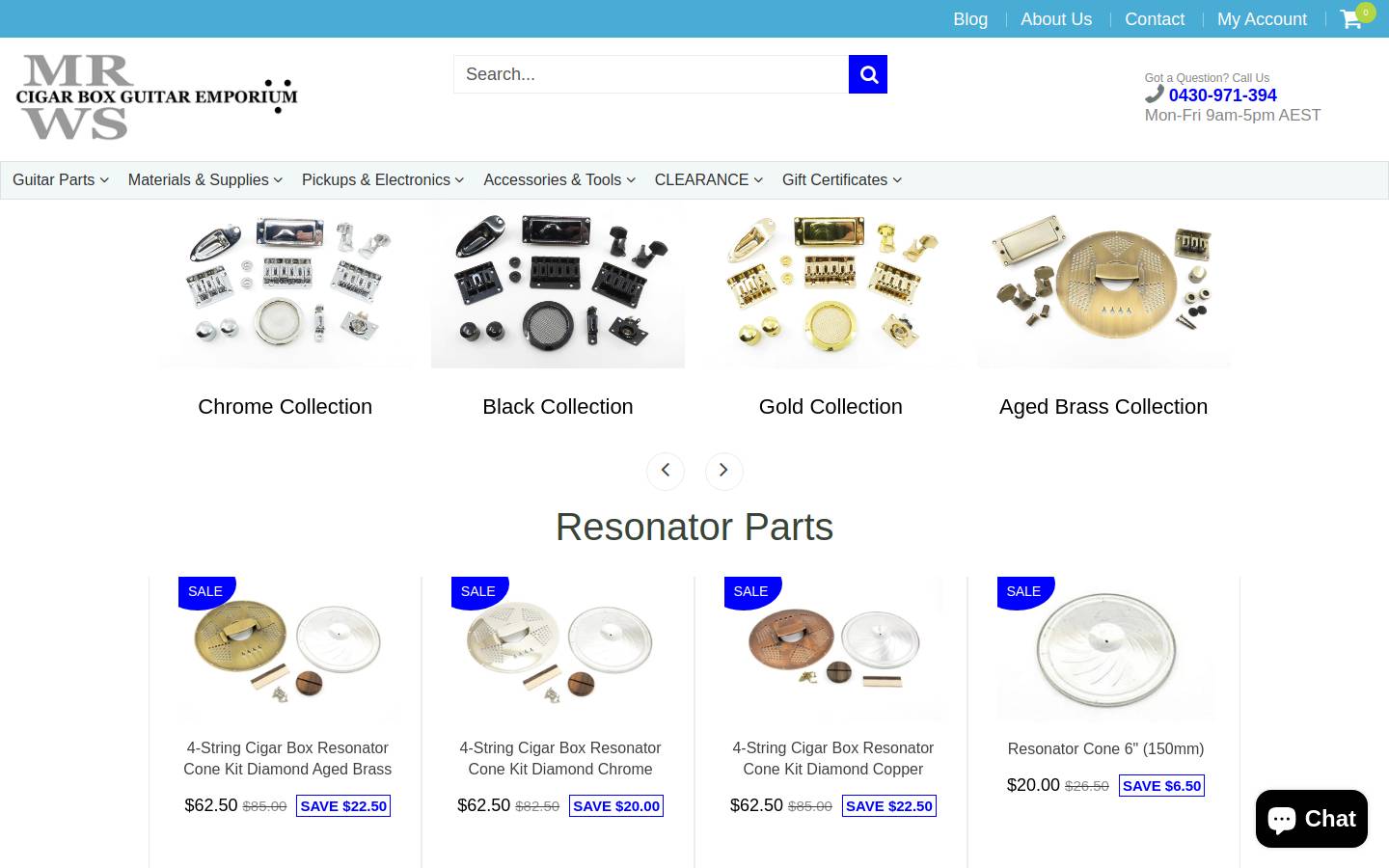 cbgemporium.com homepage screenshot