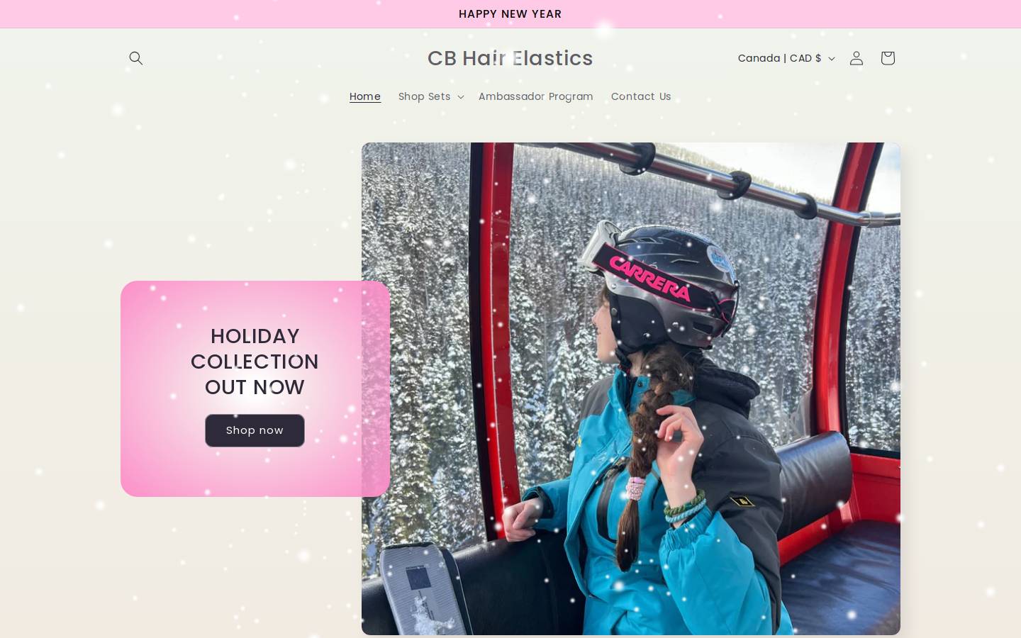 cbhairelastics.com homepage screenshot