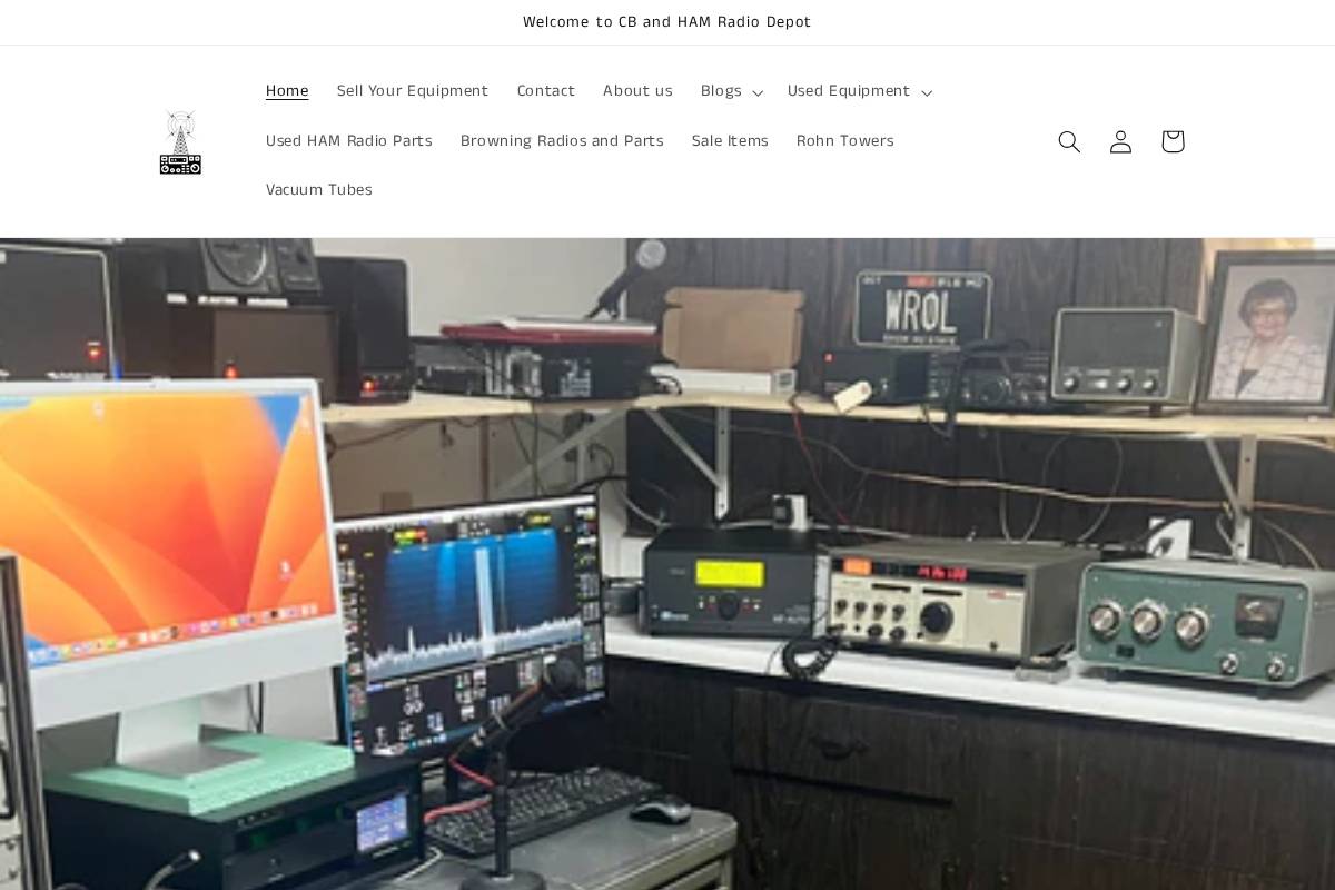 cbhamradiodepot.com homepage screenshot