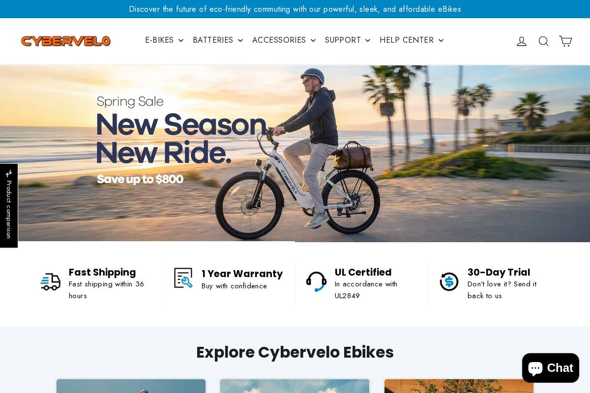 Cbvelo homepage screenshot
