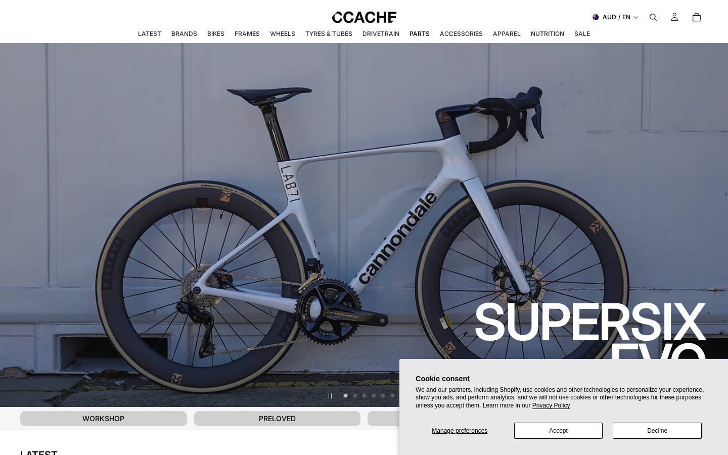 ccache.cc homepage screenshot