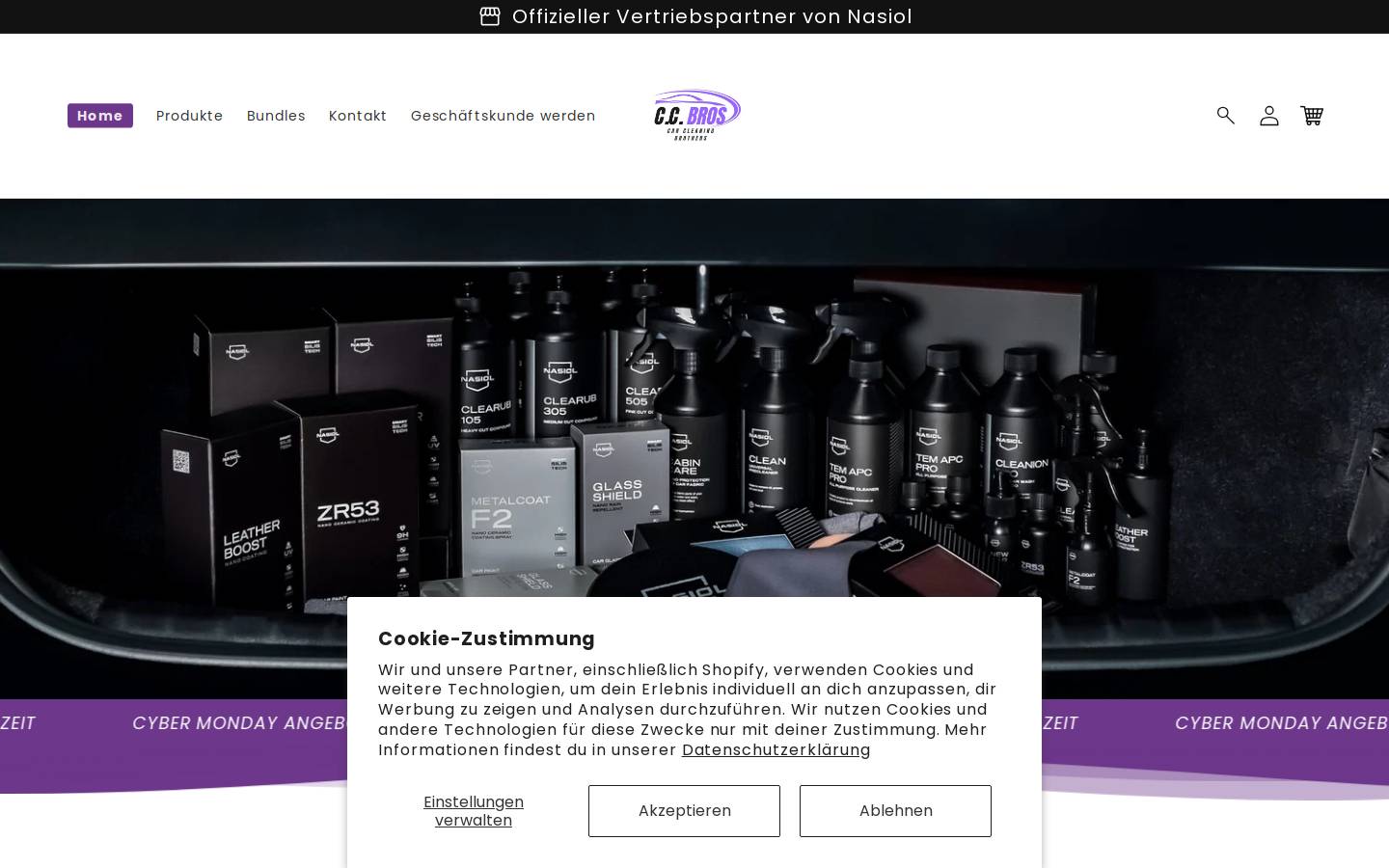 ccbros.de homepage screenshot