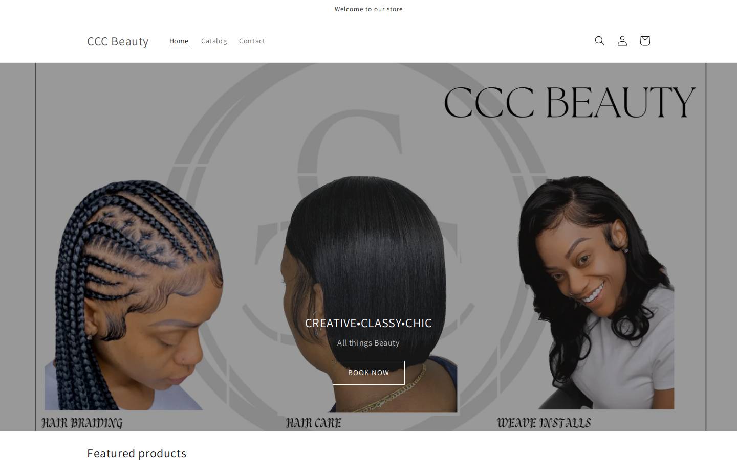 cccbeautyworld.com homepage screenshot