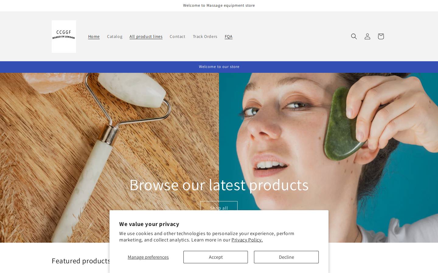 ccggf.com homepage screenshot