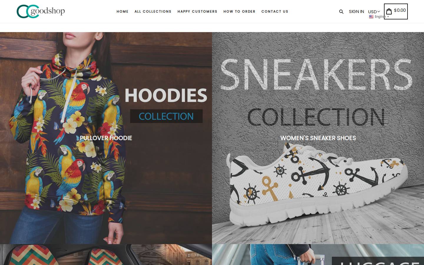 ccgoodshop.com homepage screenshot