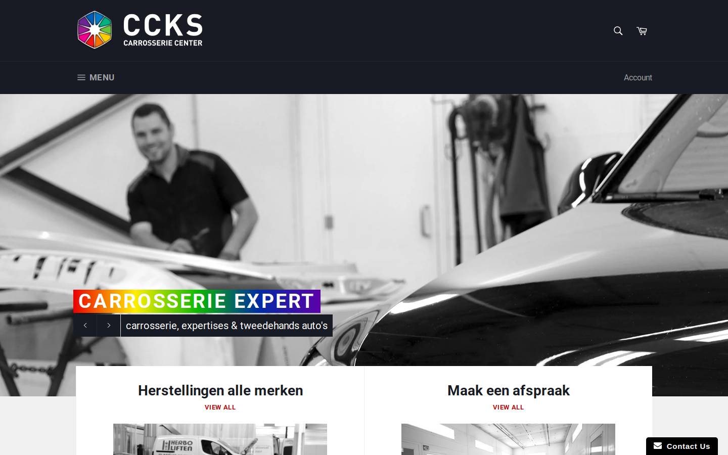 ccks.be homepage screenshot