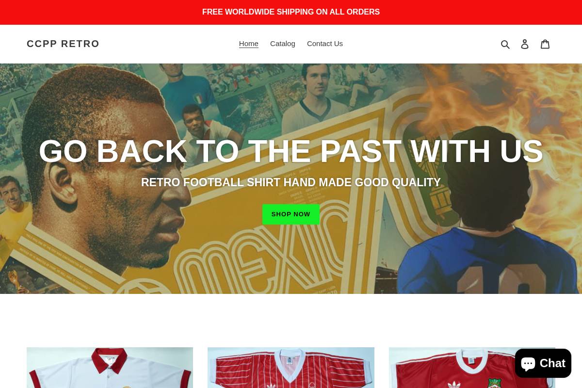 Ccppretro15 homepage screenshot