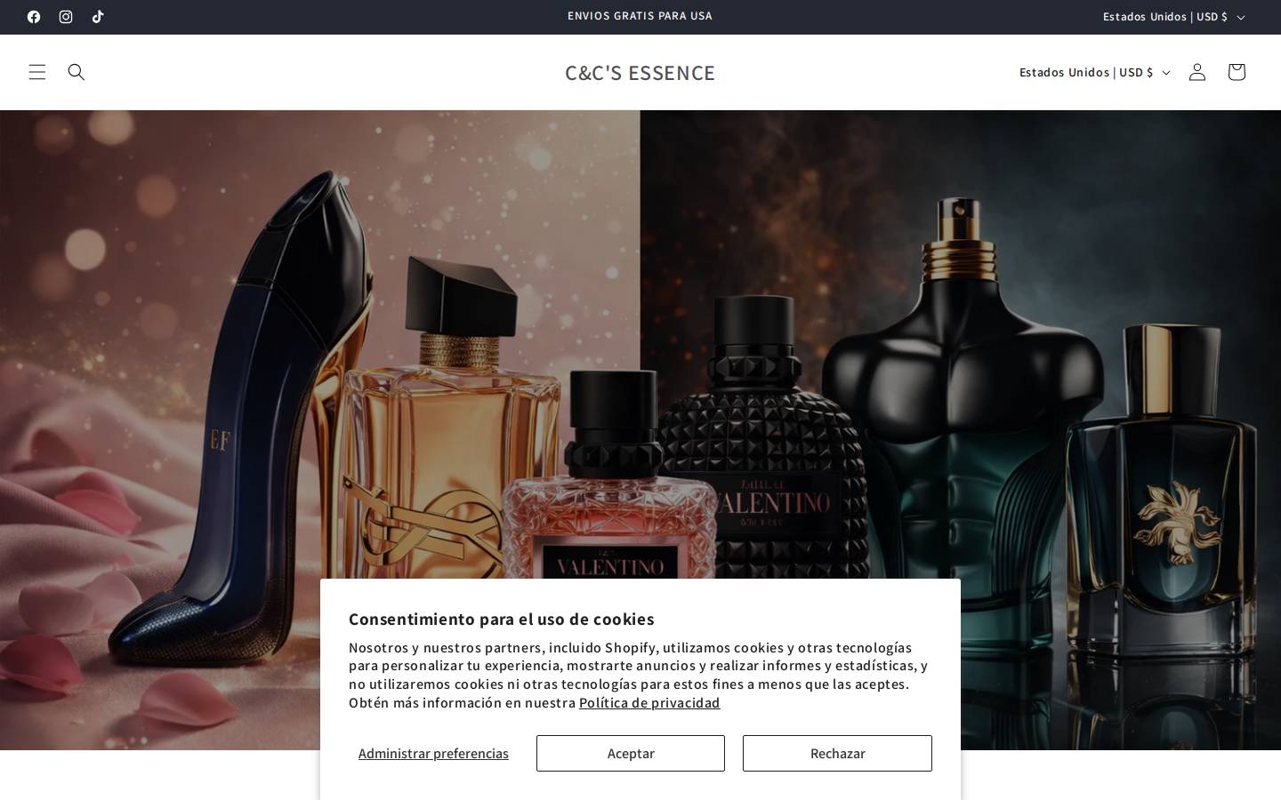 ccsessence.com homepage screenshot