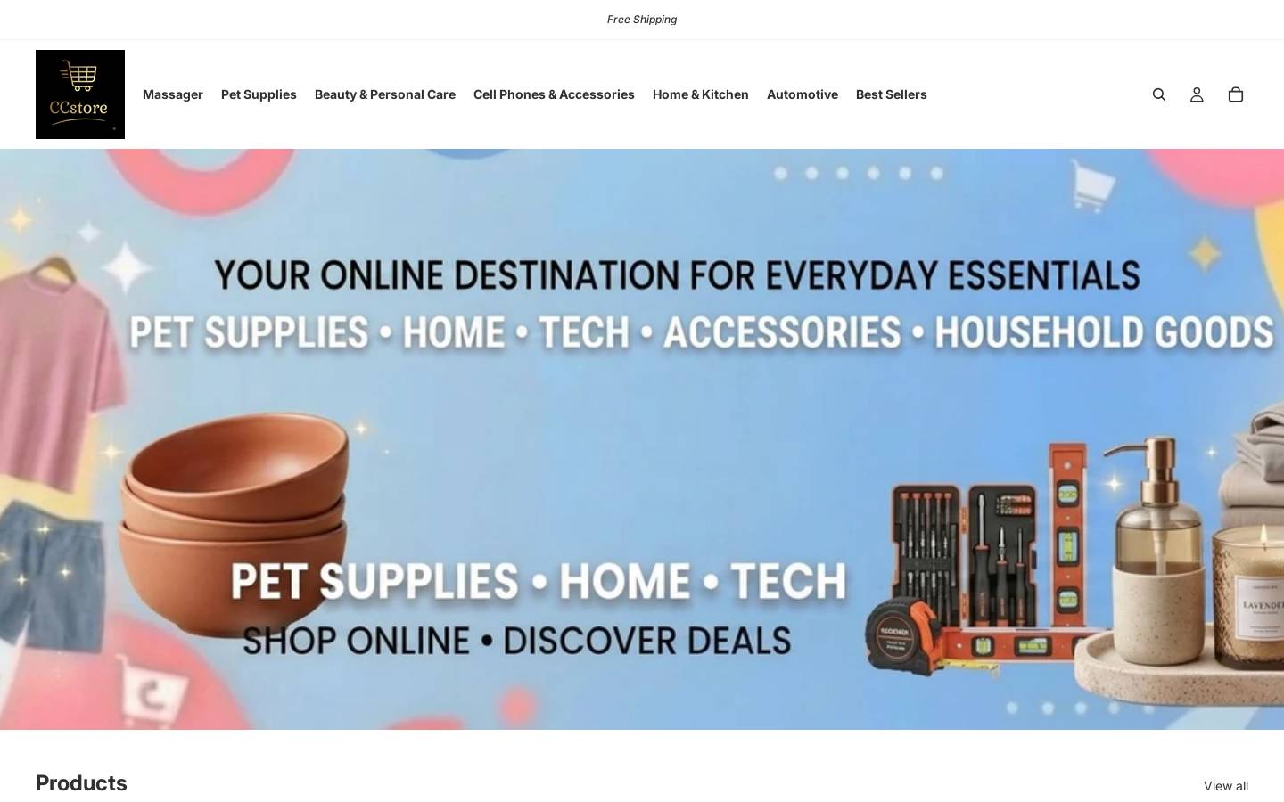 ccstore.info homepage screenshot