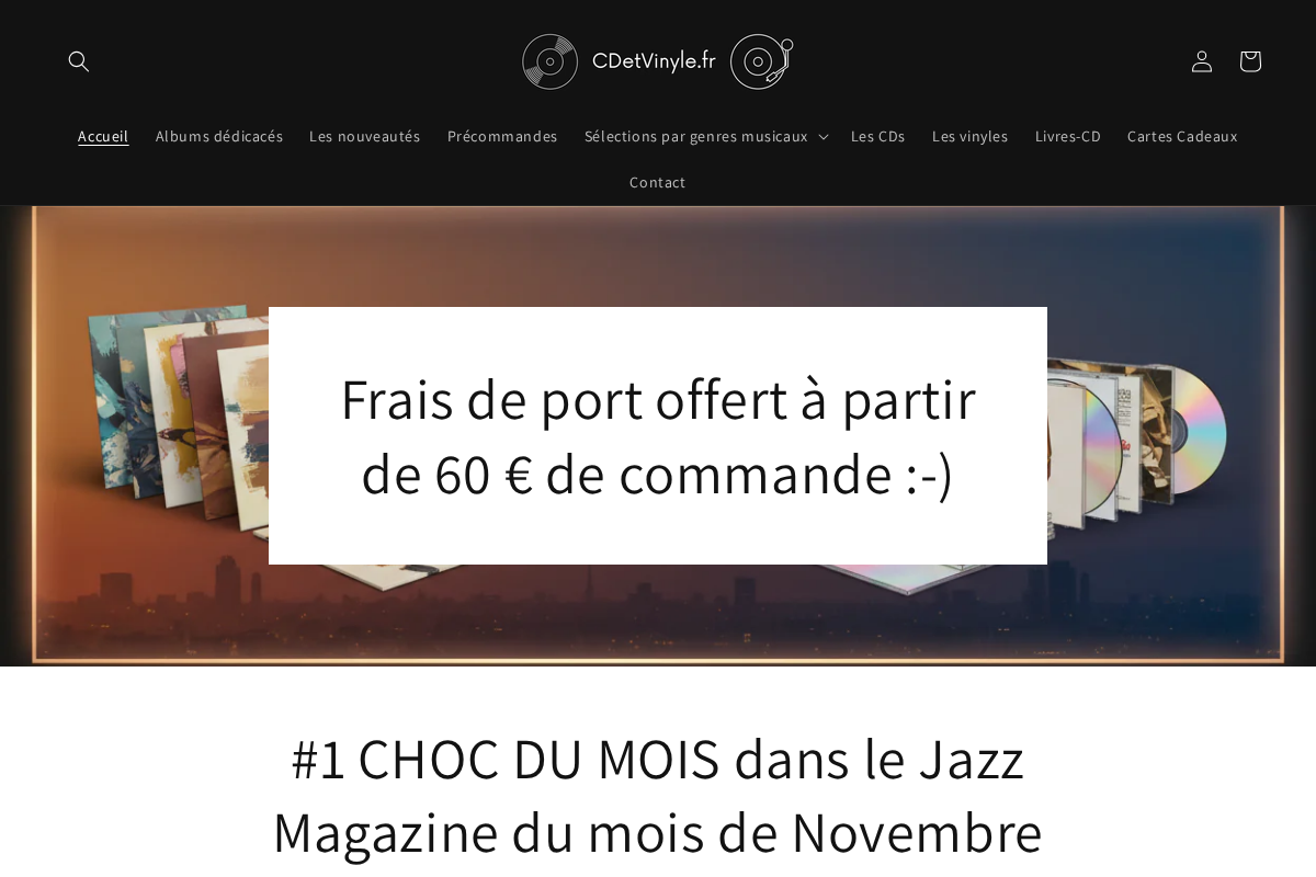 cdetvinyle.fr homepage screenshot
