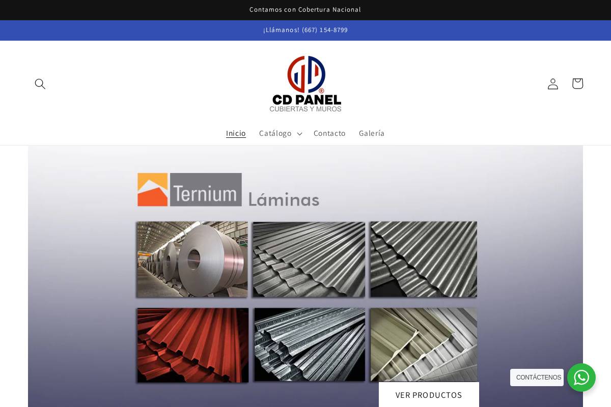 cdpanel.com.mx homepage screenshot