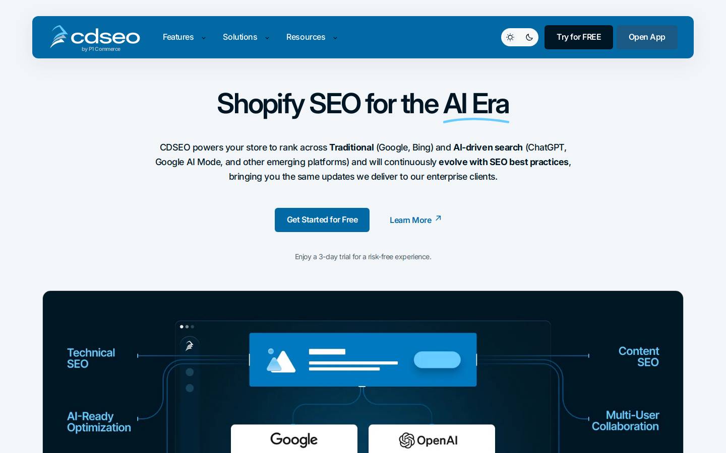 cdseo.com homepage screenshot