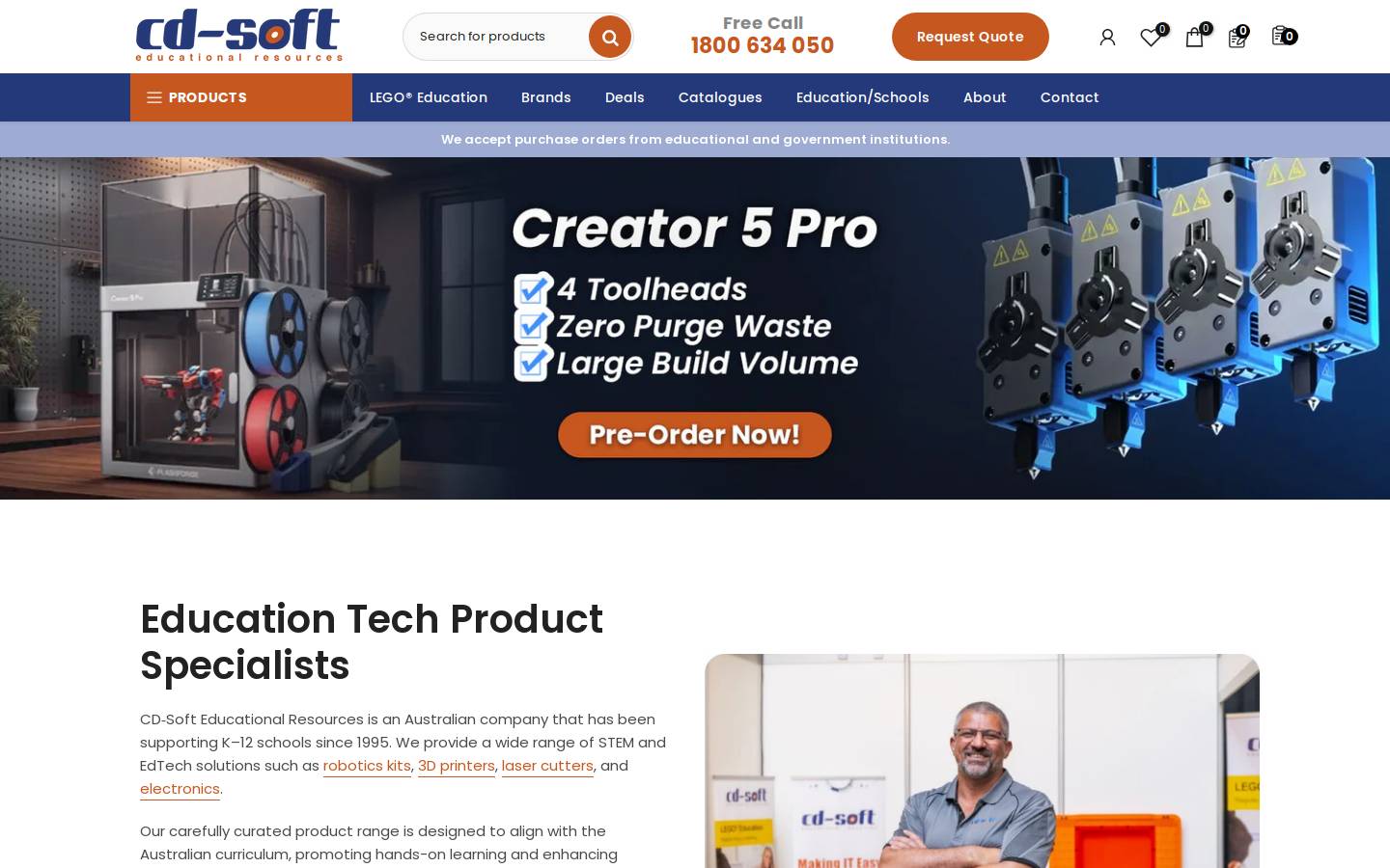 cdsoft.com.au homepage screenshot