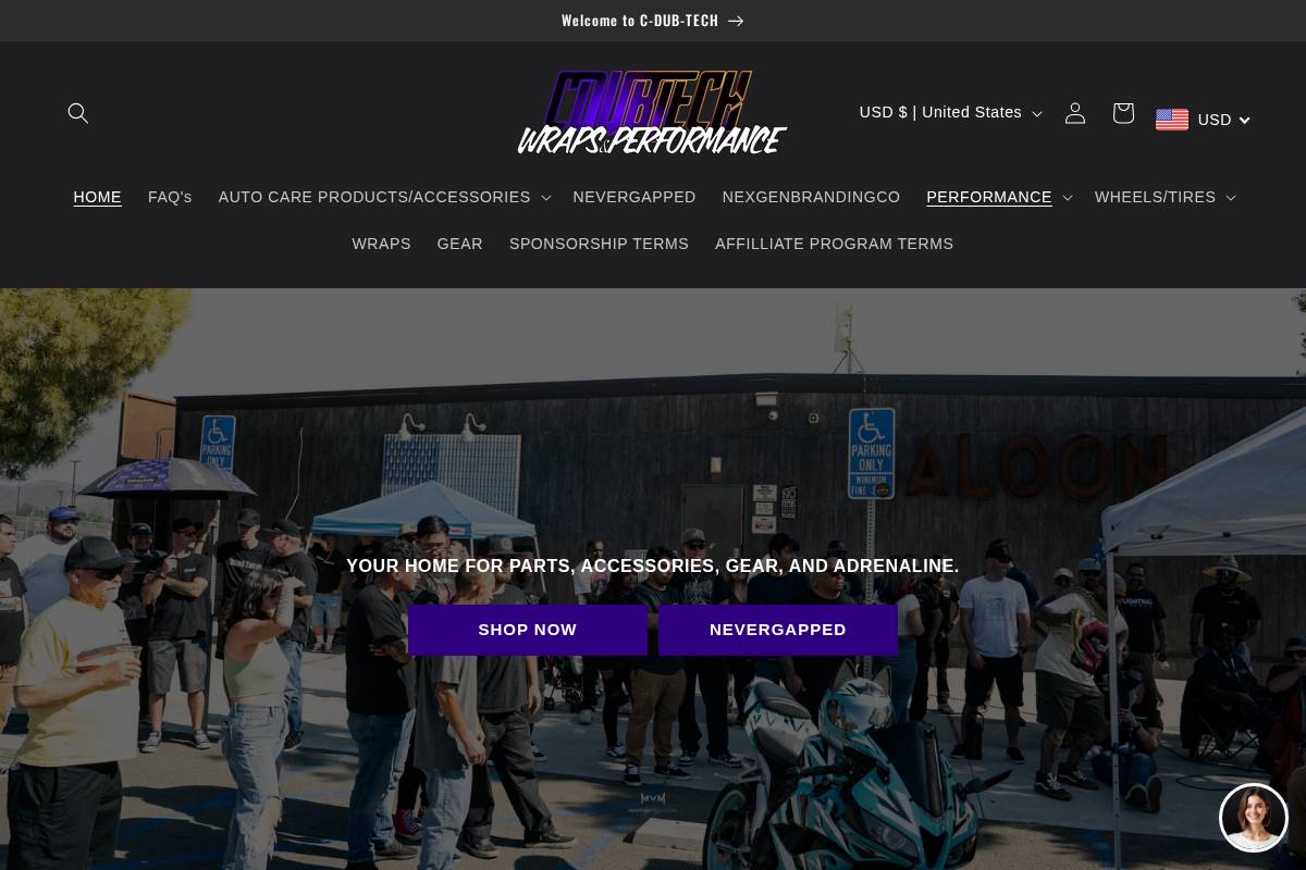 cdubtech.com homepage screenshot