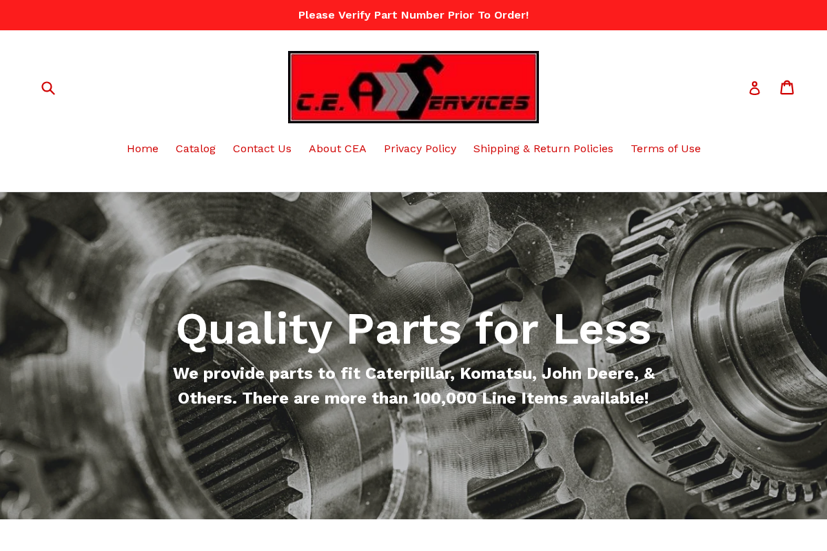 CEA_Services homepage screenshot