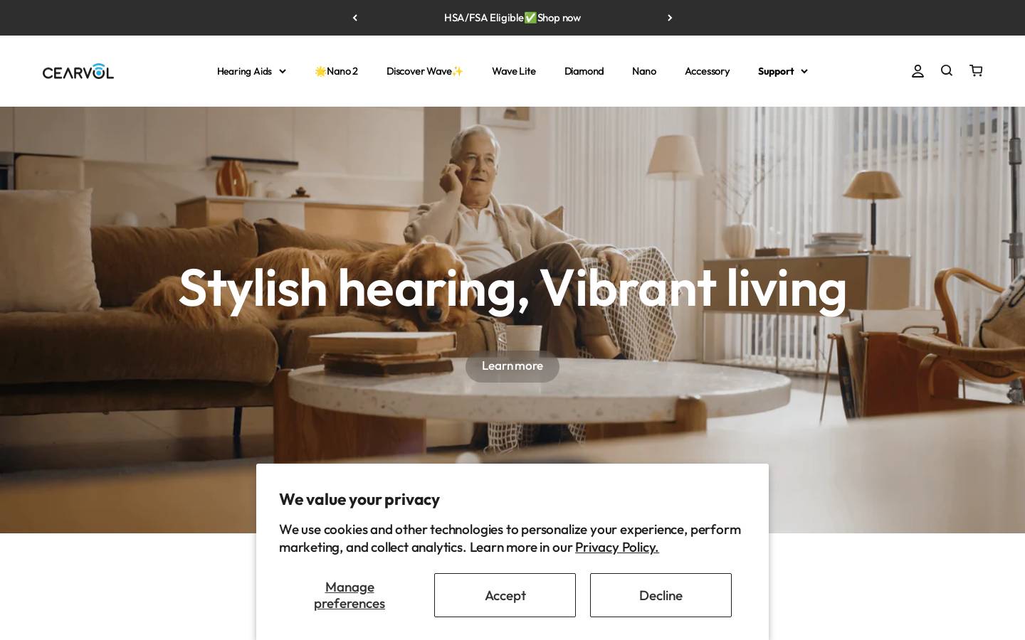 Cearvol homepage screenshot