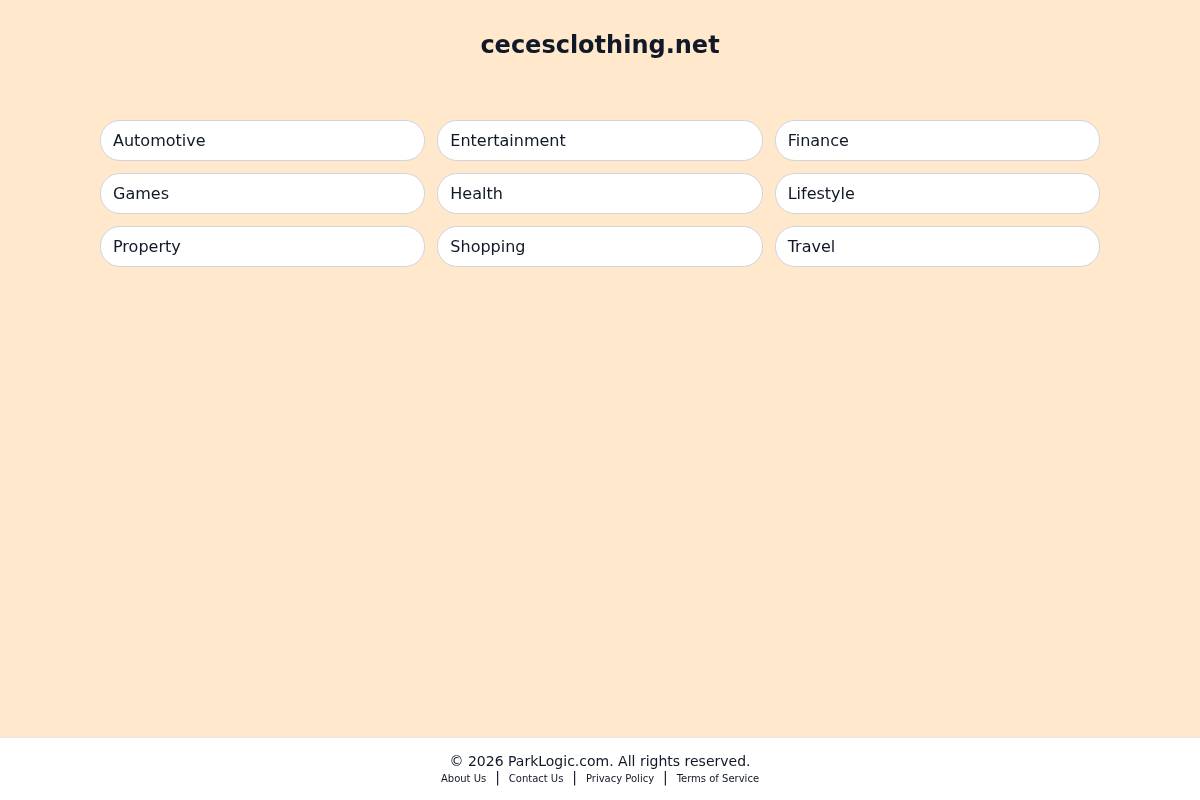 cecesclothing.net homepage screenshot