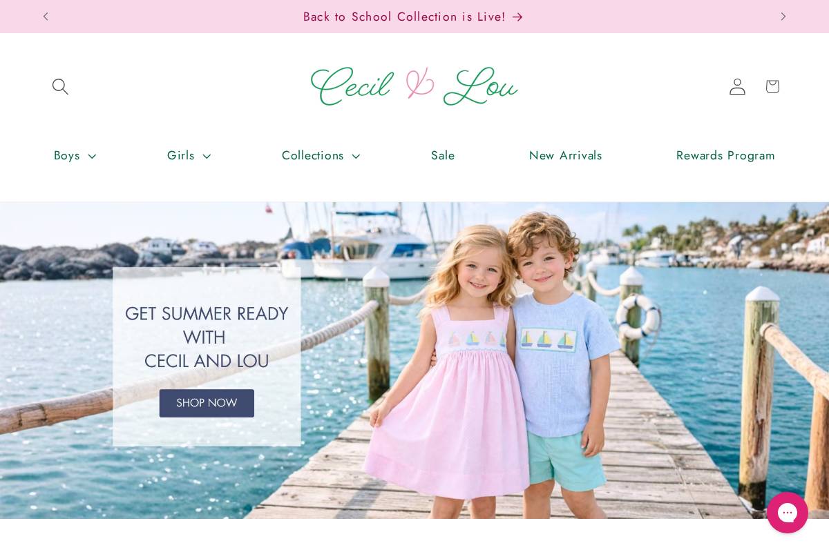 Smocked Threads by Cecil and Lou homepage screenshot