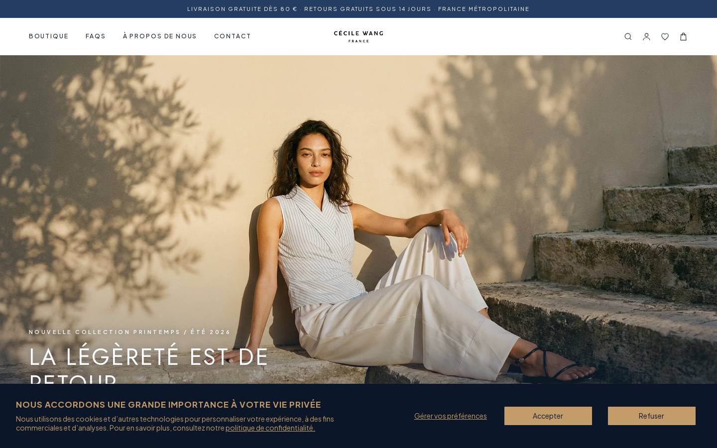 Cecilewang homepage screenshot