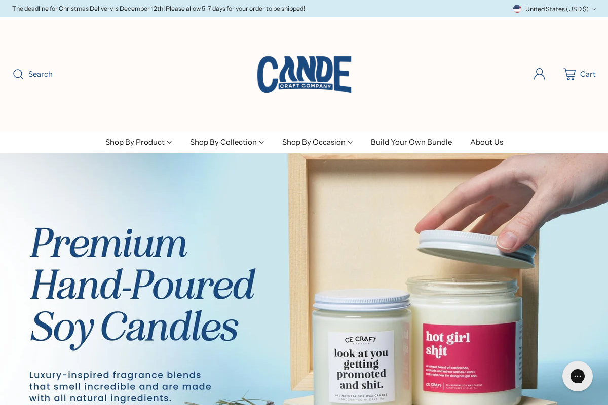 cecraft.co homepage screenshot