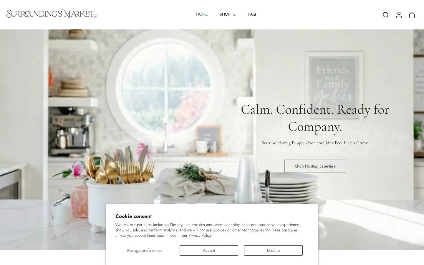 cedarandelm.com homepage screenshot