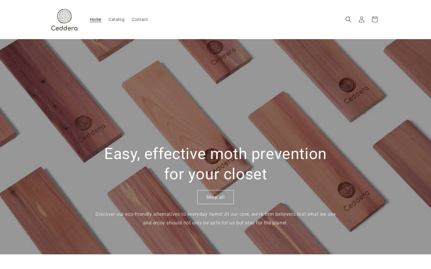ceddera.com homepage screenshot