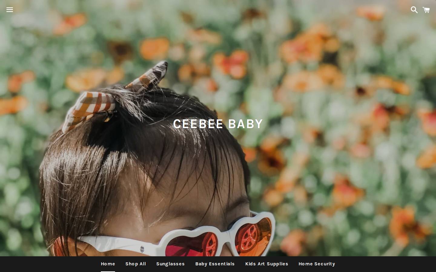 ceebeebaby.com homepage screenshot