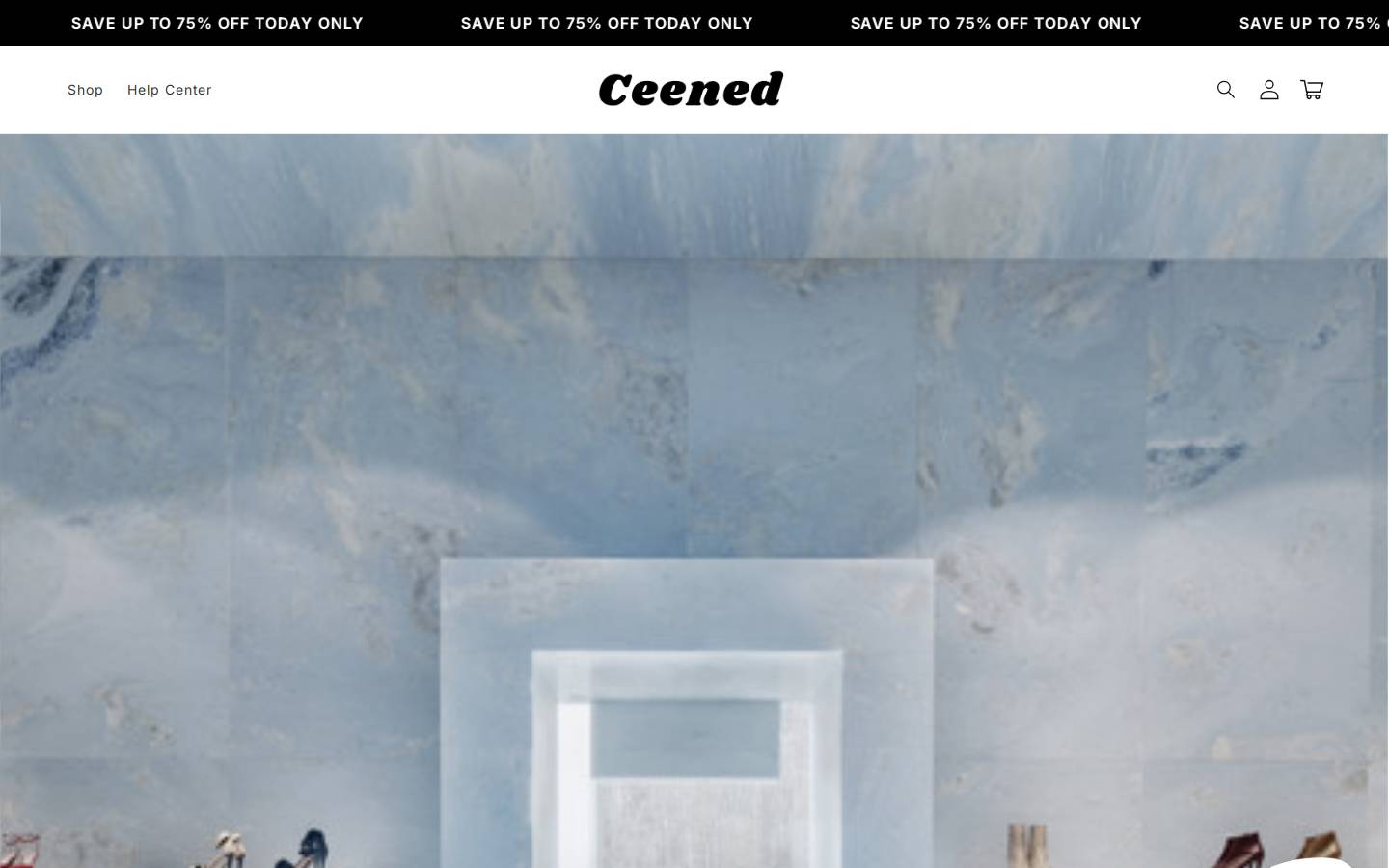 Ceened homepage screenshot