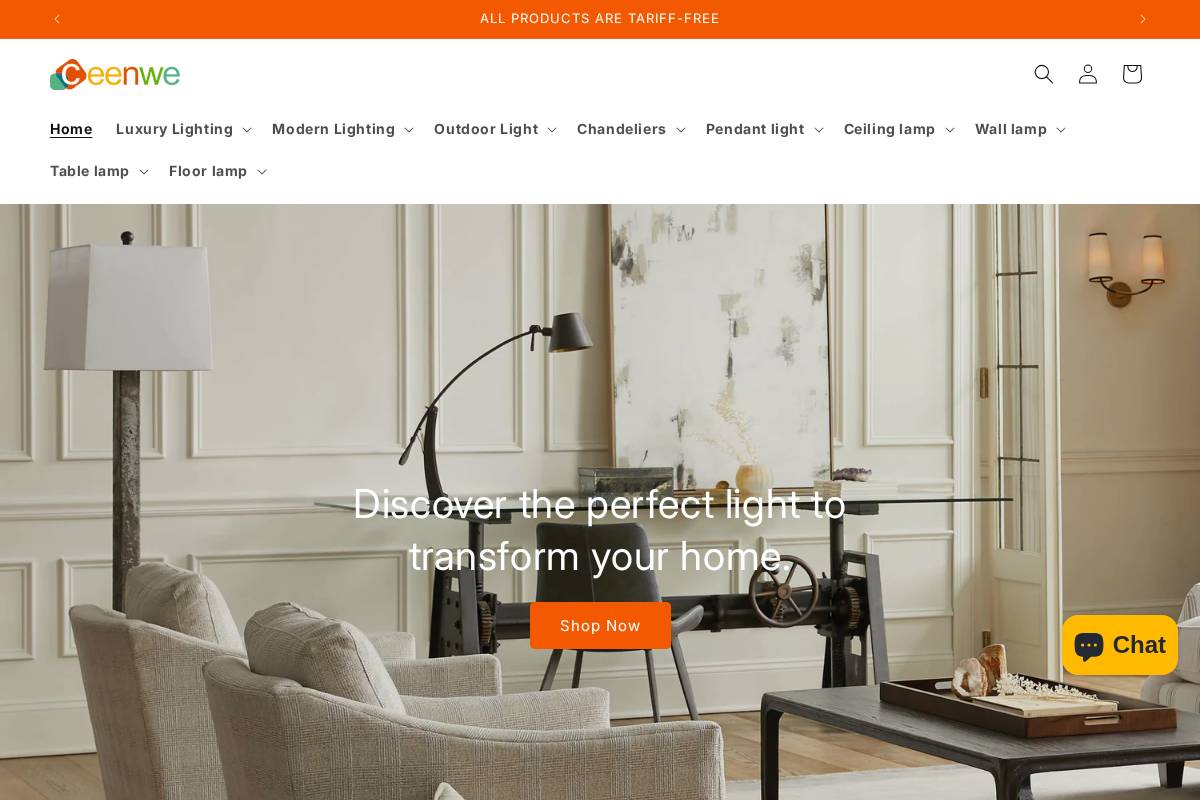 Ceenwe homepage screenshot