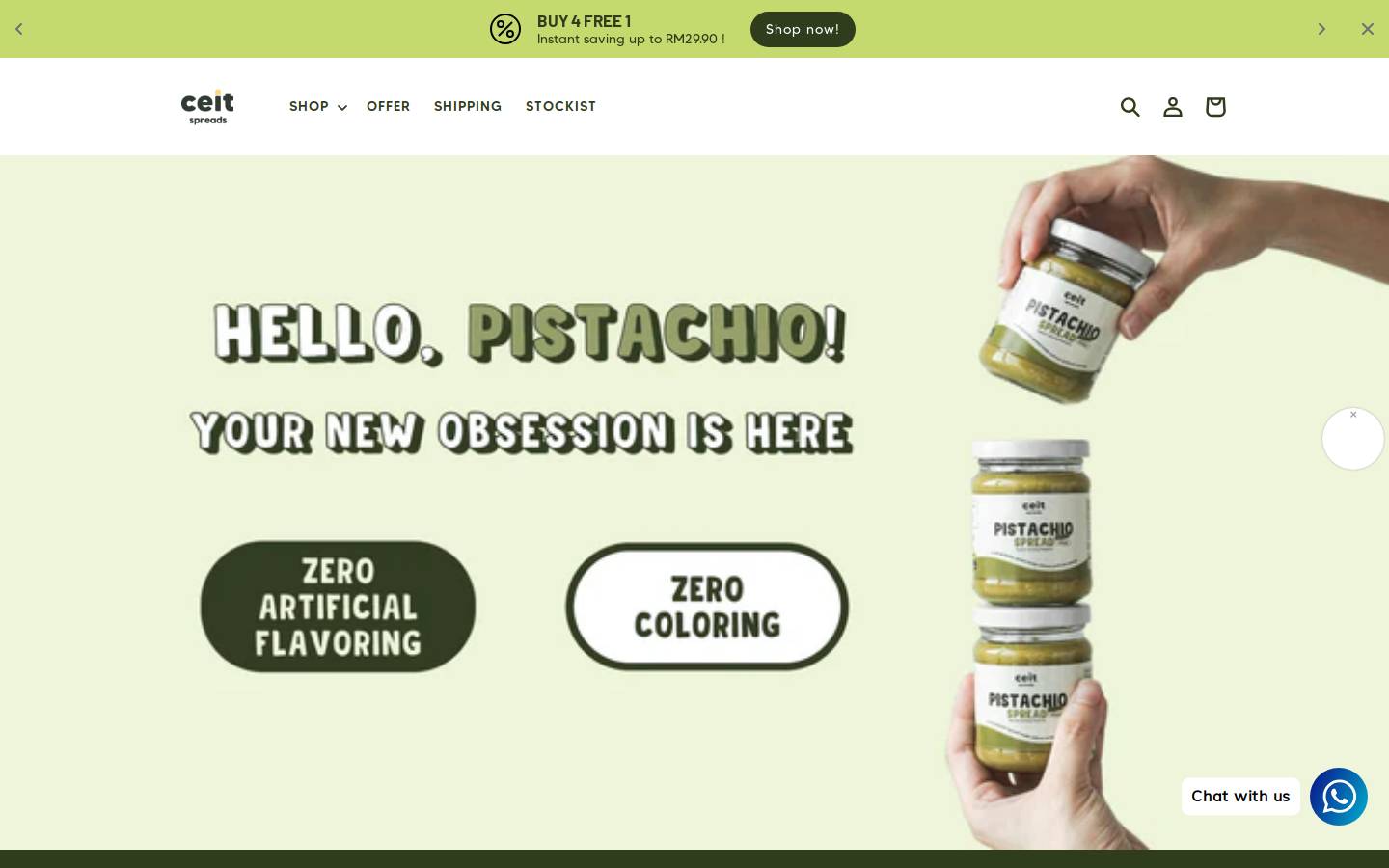 ceitspreads.com homepage screenshot