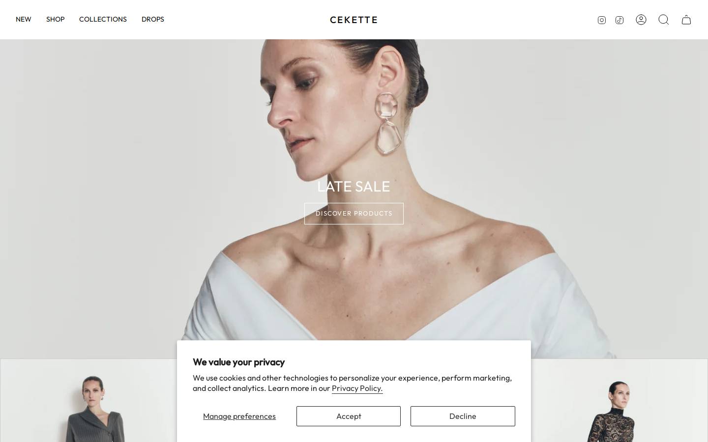 cekette.com homepage screenshot
