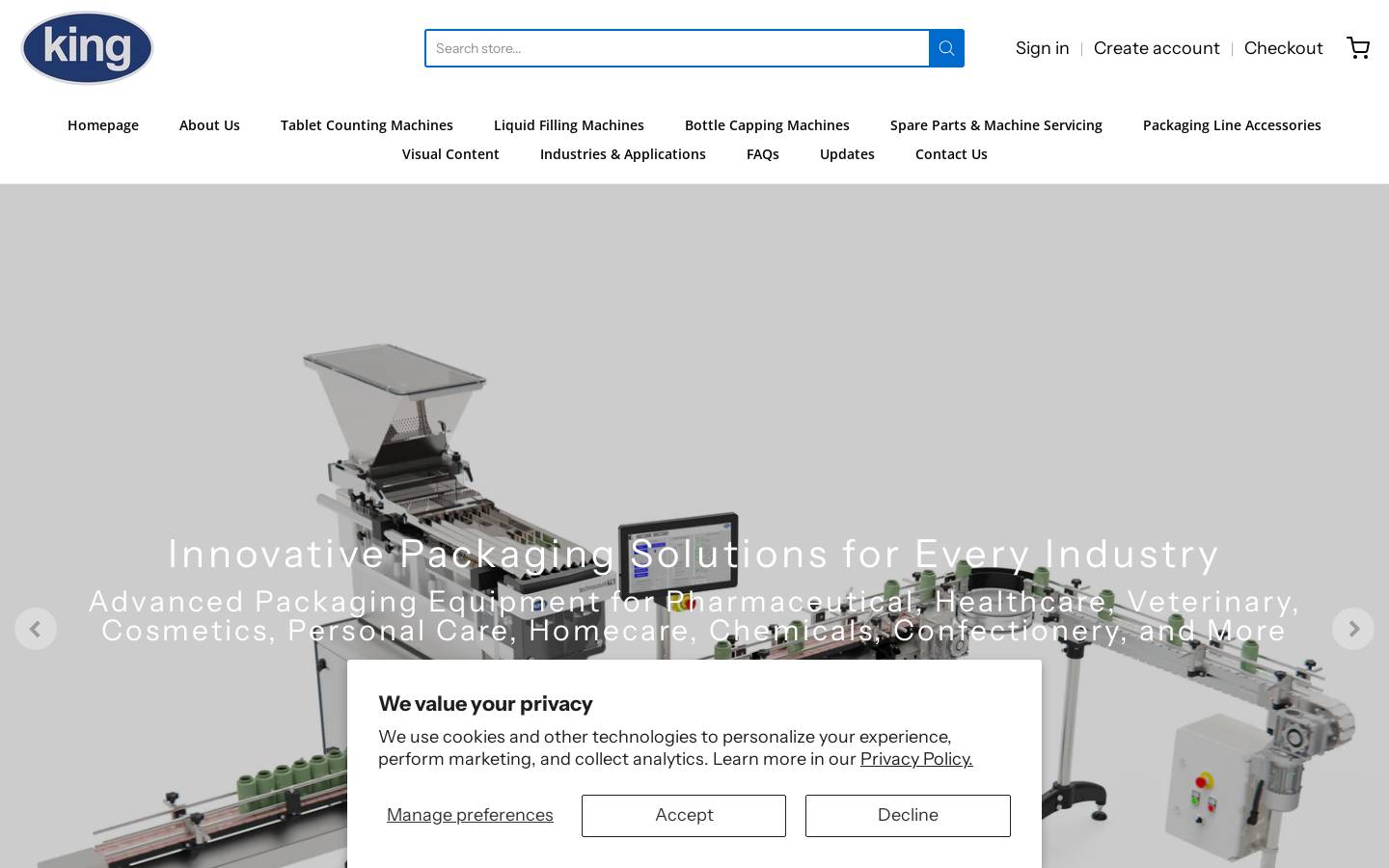 Ceking homepage screenshot