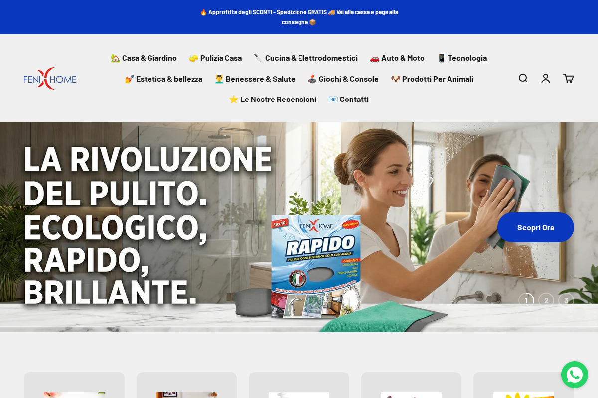Cekstoreitalia homepage screenshot